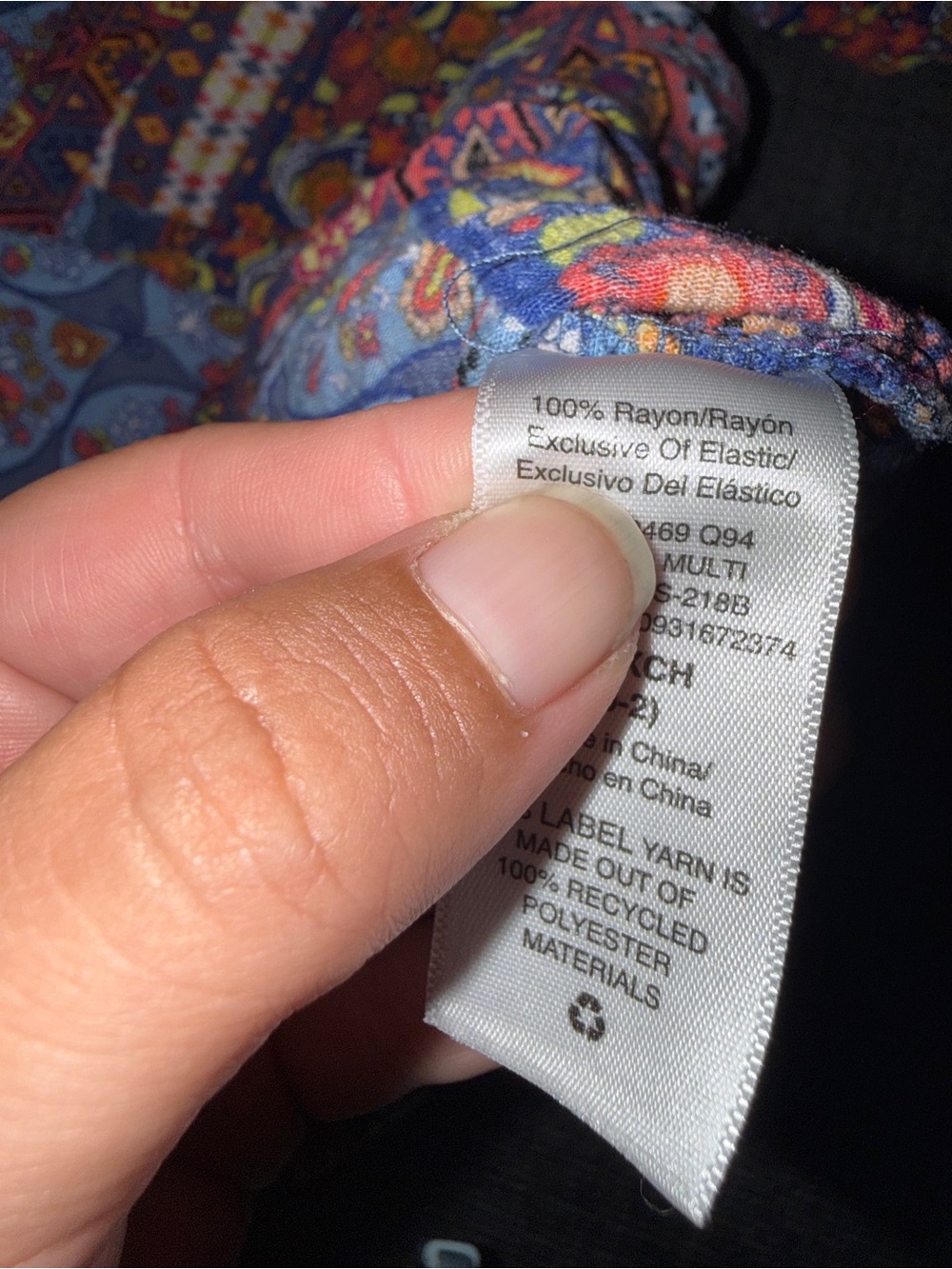 Multicolor Floral Rayon Maxi Dress - Picture 4 of 5